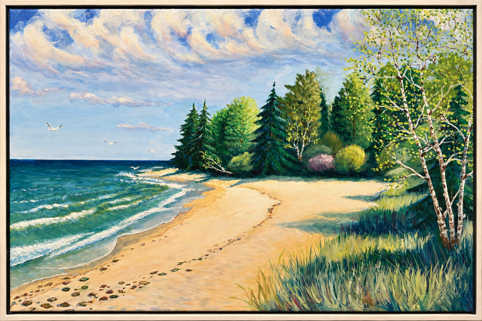 Featured painting by Jim Prince